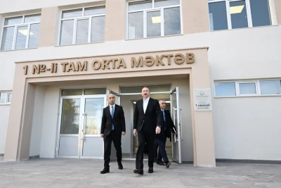 Kərkicahan qəsəbə 1 nömrəli tam orta məktəbin binası əsaslı təmirdən sonra istifadəyə verilib