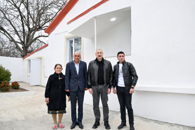 Prezident İlham Əliyev Ağdərə rayonunun Çıldıran kəndində görülmüş işlərlə tanış olub