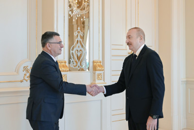 Prezident İlham Əliyev İsrail Dövlətinin xarici işlər nazirini qəbul edib