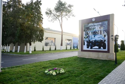 İlham Əliyev Tərtər elektromexanika zavodunun yenidənqurmadan sonra açılışında iştirak edib