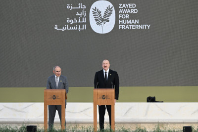 Prezident İlham Əliyev Azərbaycanla Ermənistan arasında sülhə verdiyi töhfəyə görə Donald Trampa təşəkkür edib