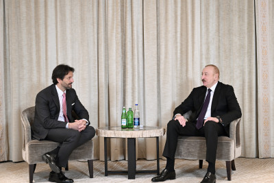 Prezident İlham Əliyev Münxendə Slovakiya Baş nazirinin müavini ilə görüşüb