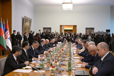 Belqradda Azərbaycan və Serbiya arasında Strateji Tərəfdaşlıq Şurasının 1-ci iclası keçirilib