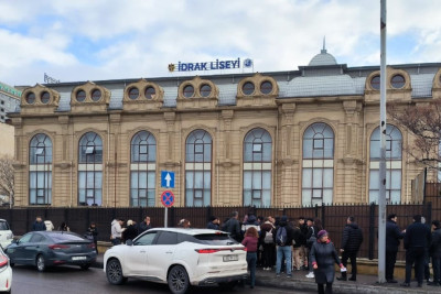 “İdrak” liseyində müəllimi güllələyən şagird həbs edilib