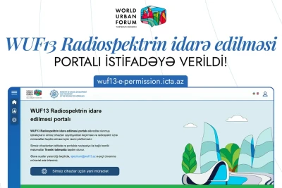 WUF13 Radiospektrin İdarə Edilməsi Portalı istifadəyə verilib