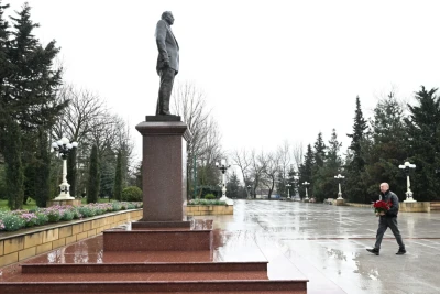 Prezident İlham Əliyev Şamaxı rayonuna səfər edib