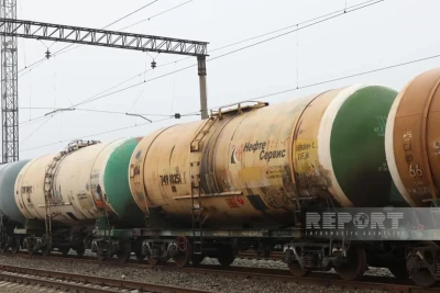 Ermənistana dizel yanacağı və gübrə daşıyan qatar Biləcəridən yola düşüb