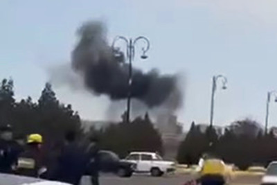 İran PUA-ları Naxçıvan aeroportunu vurub - VİDEO