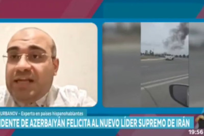 Azərbaycanlı ekspert Uruqvay dövlət kanalında (Canal 5 ) Naxçıvana hücumdan danışdı