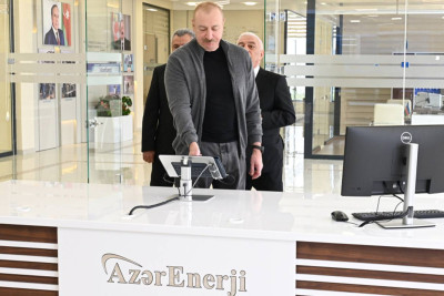 Prezident İlham Əliyev “Abşeron” Batareya Enerji Saxlanc Mərkəzinin açılışında iştirak edib