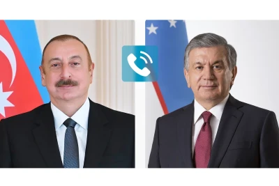 Prezident İlham Əliyevlə Özbəkistan Respublikasının Prezidenti Şavkat Mirziyoyev arasında telefon danışığı olub