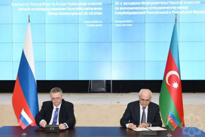 Zəngilanda Rusiya-Azərbaycan Hökumətlərarası Komissiyasının iclası keçirilib, protokol və yol xəritə