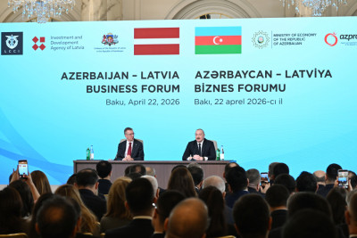 Bakıda Azərbaycan-Latviya biznes-forumu keçirilib