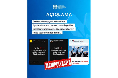 MEDİA: Bəzi saytlar DİM-in statistik məlumatlarını şişirdilmiş başlıqlarla təqdim edib