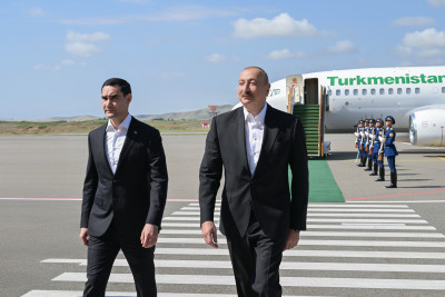 Türkmənistan Prezidenti Füzulidə səfərdədir