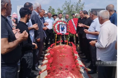 Xarkovda raket zərbəsi nəticəsində ölən azərbaycanlı tələbə Kürdəmirdə dəfn edilib