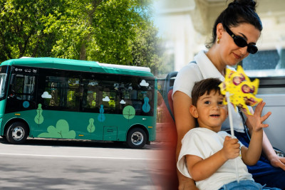 Bakıda ödənişsiz avtobuslar fəaliyyətə BAŞLADI