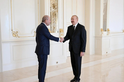 Prezident İlham Əliyev İordaniya Baş nazirinin müavini, xarici işlər və mühacir məsələləri nazirini qəbul edib
