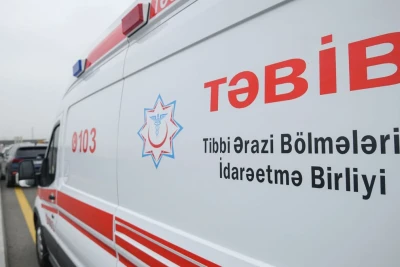 Binədə iki avtobus toqquşub, 22 nəfər xəsarət alıb
