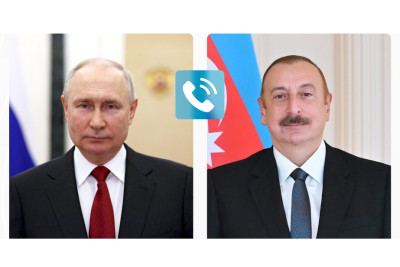 Vladimir Putin Azərbaycan Prezidenti İlham Əliyevə zəng edib