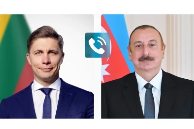 Litvanın Baş naziri İlham Əliyevə zəng edib