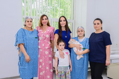 Birinci vitse-prezident Mehriban Əliyeva Elmi-Tədqiqat Pediatriya İnstitutunu ziyarət edib