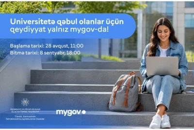 Sabahdan universitetlərə qeydiyyat başlayır: proses yalnız my.gov.az üzərindən aparılacaq