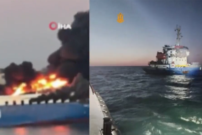 Azərbaycanlı dənizçilərin olduğu gəmiyə zərbə endirildi - Ölənlər var