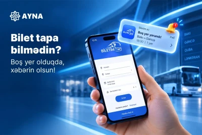 Avtobusda boş yer olmadığı təqdirdə sərnişinlərə bildiriş göndəriləcək