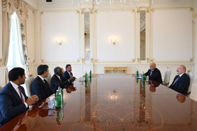 Prezident İlham Əliyev "Global Infrastructure Partners" şirkətinin rəhbərini qəbul edib