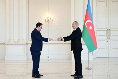 Prezident İlham Əliyev Avstriyanın Azərbaycanda yeni səfirini qəbul edib - FOTO