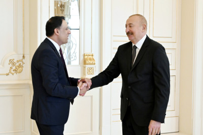 Prezident İlham Əliyev Böyük Britaniyanın ticarət üzrə dövlət nazirini qəbul edib