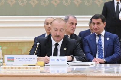 Türkmənbaşı şəhərində sənədlərin imzalanması mərasimi olub