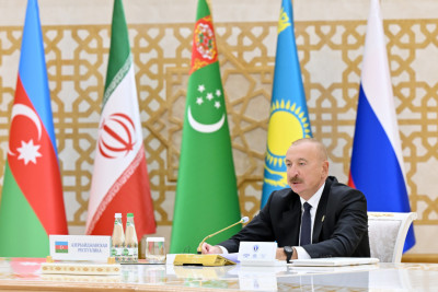 Prezident: "Xəzərin nadir ekosisteminin qorunması bütün Xəzəryanı dövlətlərin ortaq vəzifəsidir"
