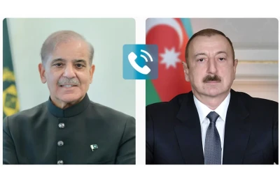 Pakistan Baş naziri Məhəmməd Şahbaz Şərif Azərbaycan Prezidenti İlham Əliyevə zəng edib