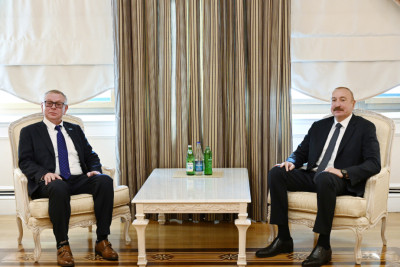 Prezident İlham Əliyev BMT-nin Terrorçuluqla Mübarizə İdarəsinin nümayəndəsi Aleksandr Zuyevi qəbul edib