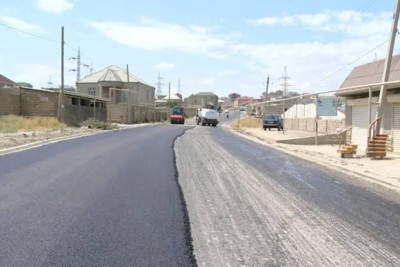 Hökməli–Qobu–Güzdək avtomobil yolunda təmir-bərpa işləri aparılır